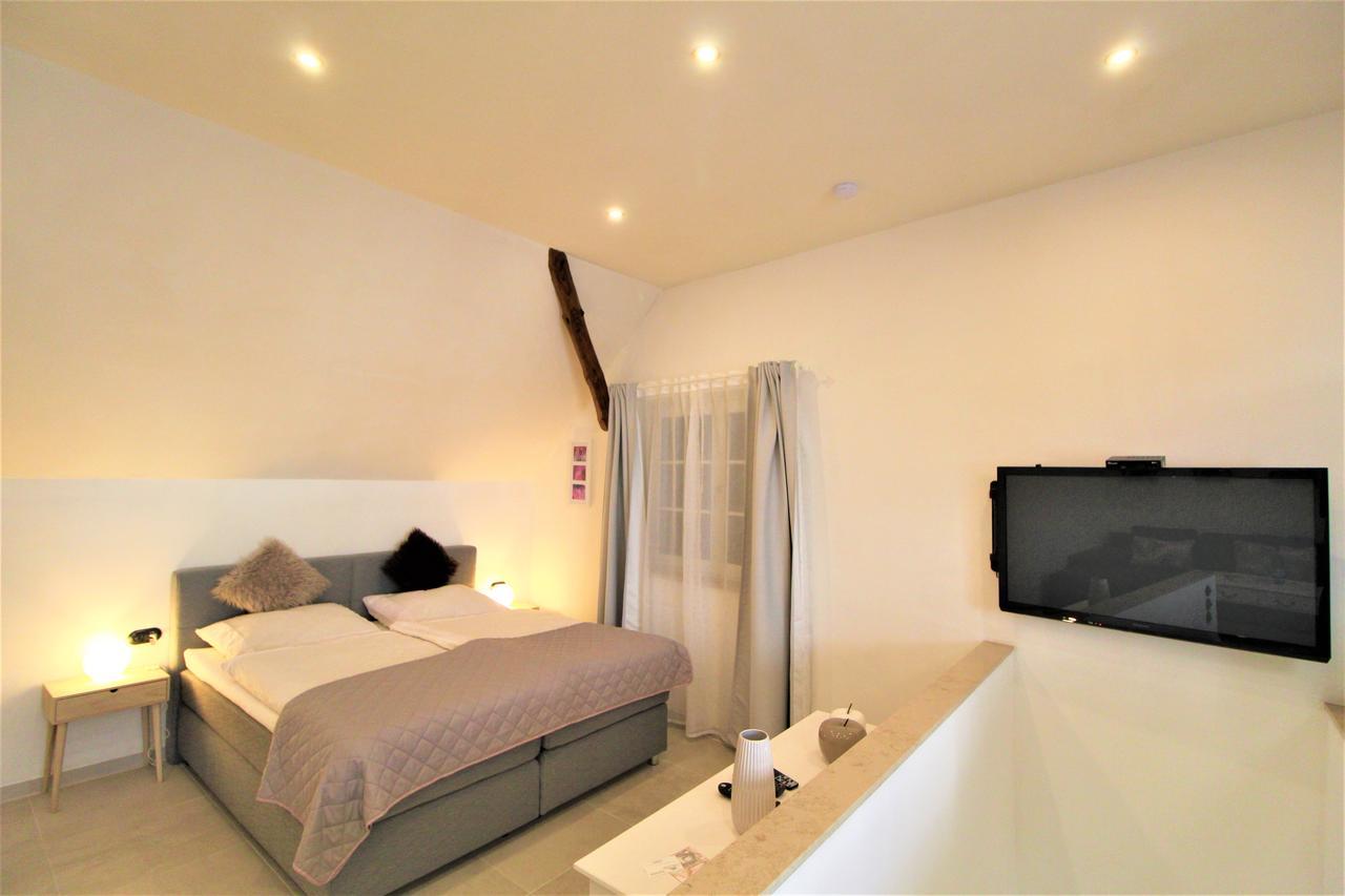 Wunderschoene Ferienwohnung Bruchhausen  Szoba fotó